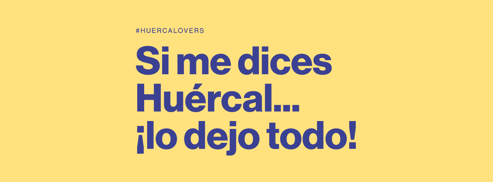 Banner promocional de la iniciativa Huercalovers
